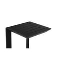 thumbnail image 5 of Afuera Living Modern Aluminum Patio Side Table in Powder Coated Black, 5 of 5