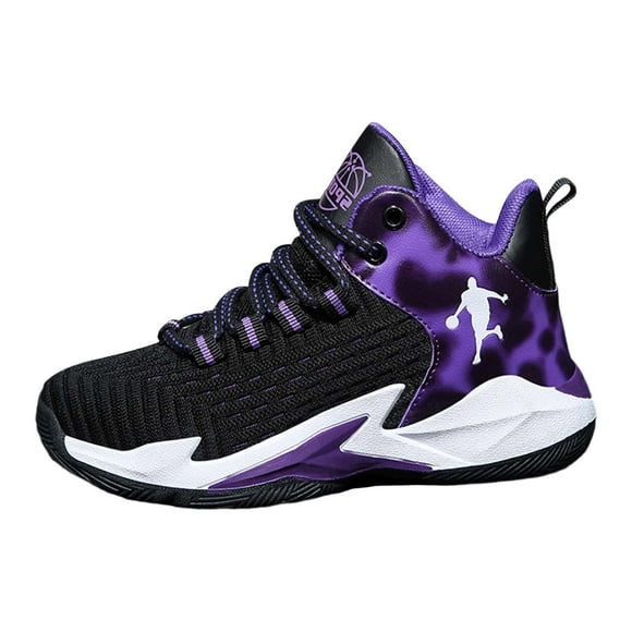 TBWNWG Boys Sneakers Lightweight Breathable Mesh Basketball Athletic Running Casual Sports Shoes For Kids Youth Comfortable Durable Design,Sizes 1.5
