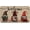 Cute Gnome, variant on Merry Christmas Kitchen Rugs Set of 2,Non-Slip Washable Kitchen Floor Mat,Xmas Snowman Christams Tree Decorative Runner Rug 17"x47"+17"x30"