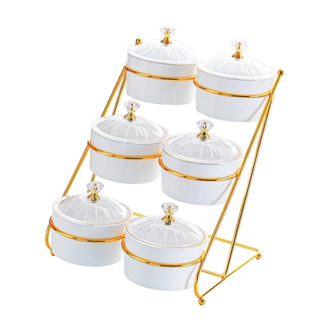 Plato de fruta seca Tanilla de almacenamiento de bandeja de contenedor de bocadillos Bandeja de almacenamiento de alimentos para frutas secas de