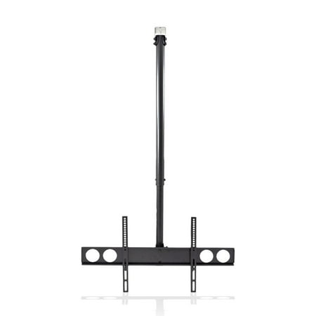 PYLE PCTVM18 - Universal TV Ceiling Mount Bracket with Adjustable Height and Tilt, Fits Virtually All 37.0'' to 70.0'' TVs (Flat Panel HDTV, LCD, LED, Plasma and Smart TVs)