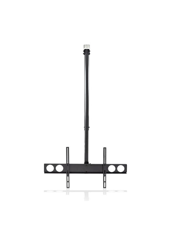 PYLE PCTVM18 - Universal TV Ceiling Mount Bracket with Adjustable Height and Tilt, Fits Virtually All 37.0'' to 70.0'' TVs (Flat Panel HDTV, LCD, LED, Plasma and Smart TVs)