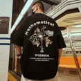 thumbnail image 2 of Camisetas con gráficos divertidos de sabiduría para hombre, camisetas de algodón de verano de manga corta con letras, camisetas casuales Y2K, ropa de calle, camisetas de moda, 2 of 5