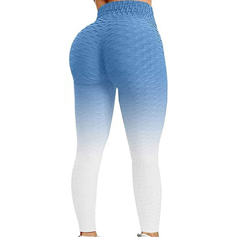 Efsteb Yoga Pants Women Booty Lift Pant Athletic Tummy Control