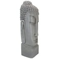thumbnail image 3 of Northlight 23.25" Large Buddha Head Outdoor Garden Statue, 3 of 5