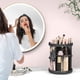 thumbnail image 4 of Organizador de maquillaje Rosoenvi, giratorio 360°, negro, 4 of 7