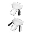 thumbnail image 2 of relayinert Fries Shovel Kitchen Gadget Popcorn Scoop Stainless Steel Rustproof Fine Workmanship Compact Size Household Accessories Dual Handles, 2 of 5