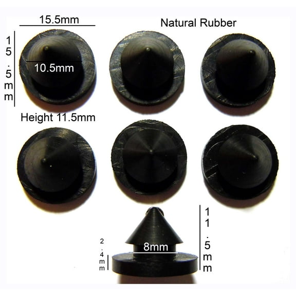VATH Made Silicone Rubber Feet Set 15.5mm(L) x 15.5mm(W) x 11.5mm(H) 6pcs [RB167]