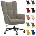 thumbnail image 3 of vidaXL Relaxing Chair Accent Swivel Armchair Living Room Furniture Velvet, 3 of 51