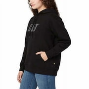Caterpillar Ladies Hoodie, (Black, XXL)