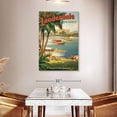 thumbnail image 3 of Elephant Stock Fort Lauderdale Florida Wall Art - Vertical Canvas Wall Art - Bedroom Wall Decor - Beach Canvas - Blue And Green Decor By Kerne Erickson - 32" x 48", 3 of 8