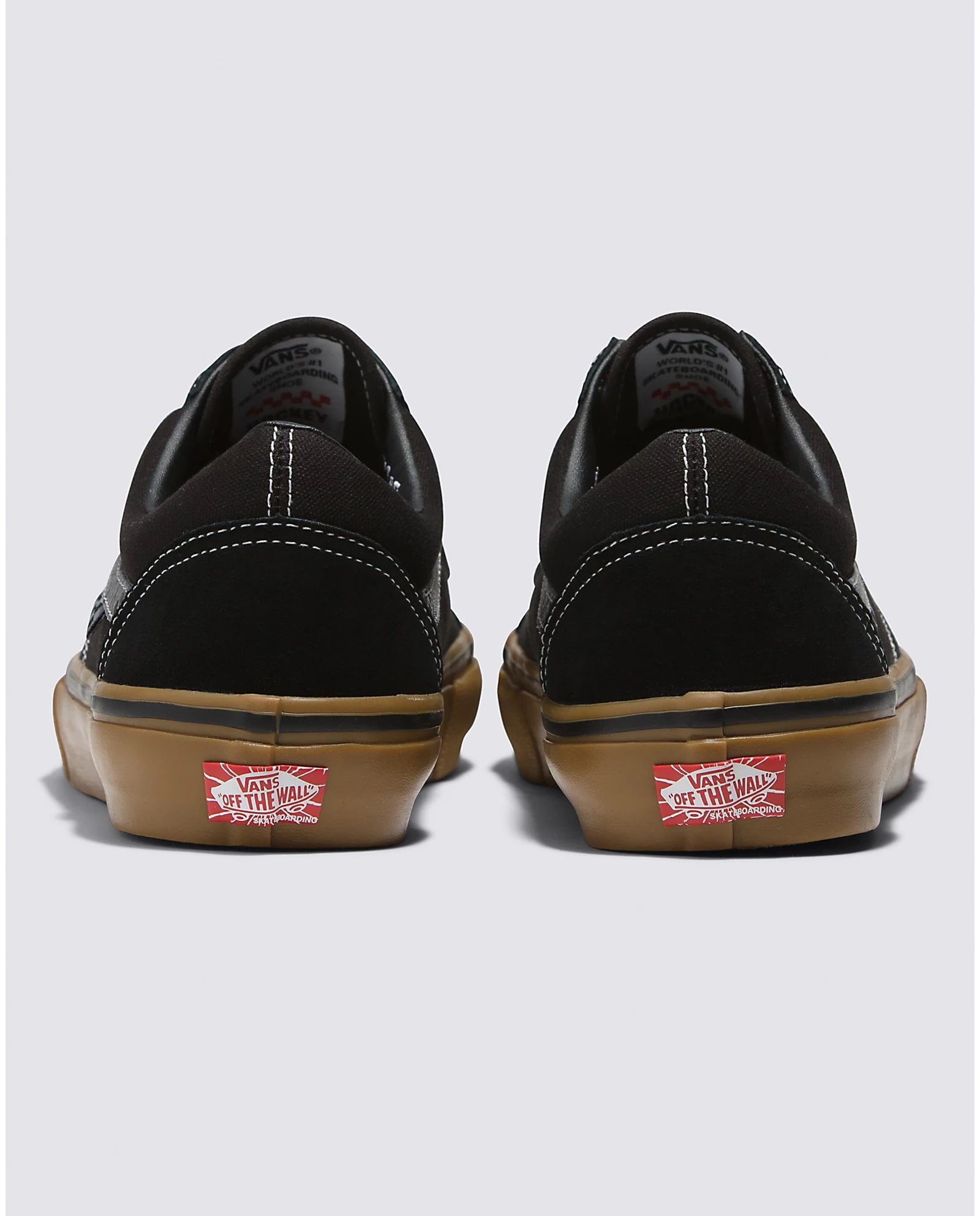 vans old skool pro checkerboard black & gold skate shoes