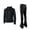 Black, variant on Ice Figure Skating Training Pants Jackets Girls Womens Fleece Shiny Colored Diamond Girl Comfortable Warm Tracksuit White