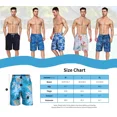 thumbnail image 2 of ANFERRY Mens Swim Trunks Quick Dry Swim Board Shorts Beach Short with Pockets Print Elastic Waist Bathing Suit Swimsuit, 2 of 8