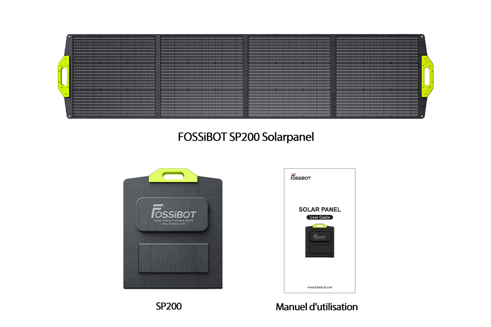 FOSSiBOT F2400 2400W (4800W Peak)Portable Power Station 2048Wh LFP + 400W Solar Panel,2048Wh Solar Generator with 1100W AC & 500W Solar Charging,APP Control, 1.5H Fast Charging,for home RVs