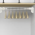 thumbnail image 3 of OULII 1Pack Rectangular Adjustable Telescopic Design Curtain Rod for Bathroom Shower 78x3.5x2.3in, 3 of 8