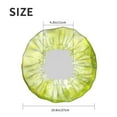 thumbnail image 6 of YFYANG Women's Double Waterproof Shower Cap, Watercolor Kiwi Pattern Reusable Hair Cap for All Hair Styles and Head Sizes, 6 of 9