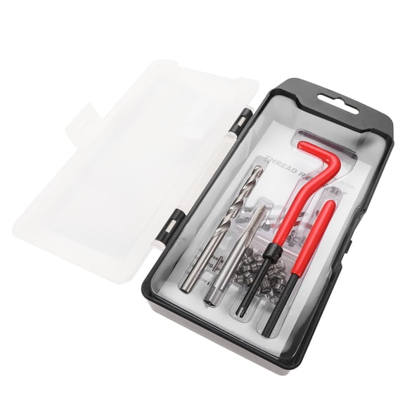 Thread Kit,M6 X 1.0 25pcs M6 X Kit Helicoil Compatible Helicoil Compatible 6mm X 1.0 Kit Rusuo Qisuo