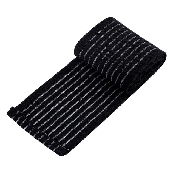 Vendaje de compresión Sonducket 1 Uds alta elasticidad cinta de kinesiología deportiva para tobillo Negro 120 cm