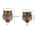 thumbnail image 4 of Iron on Patches Roaring Striped Tiger Embroidered Patch ​for Motorcycle Biker Vest Sew on Appliques for Jeans Jackets, 4 of 4