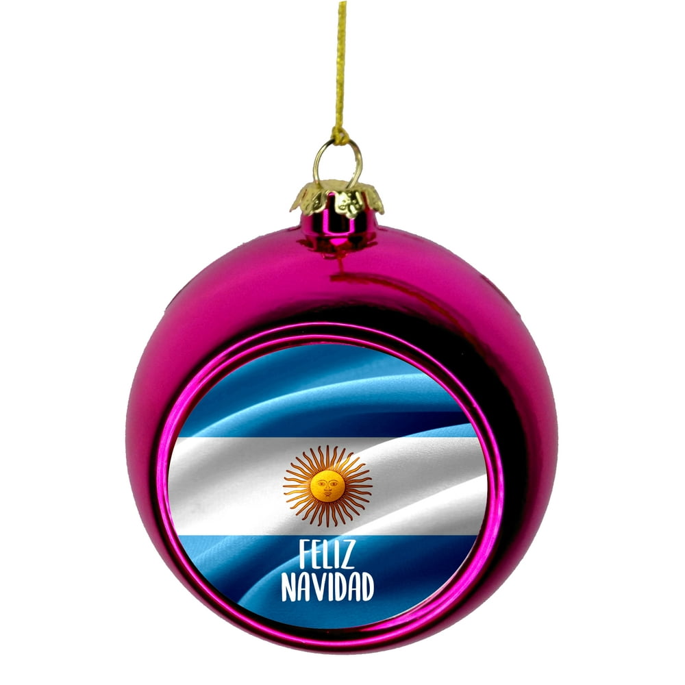 Argentina Ornament Argentina Christmas Ornament Flag Feliz Navidad