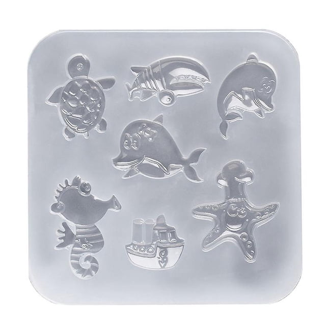 1 molde para animales marinos.