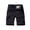 Black, variant on VSSSJ Men's Workwear Slim Fit Drawstring Elastic Waist Zipper Button Multi-Pockets Cargo Shorts Outdoor Work Straight Five Point Short Pants Black M