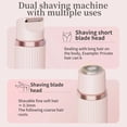 thumbnail image 5 of 2 in1 Dual Head Lady Shaver Electric Razor for Women Private Area Bikini Trimmer, 5 of 5