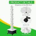 thumbnail image 5 of WZTO Vertical Hydroponic Garden Tower 10 Layered Hydroponic Tower 50 Slots Strawberry Tower Standard Specifications For Outdoor justifiable, 5 of 9
