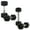 50LBSET, variant on FlexWave Hex Rubber Dumbbells 2-Pack Set (5-20 lb Combo) – Cast Iron Core, Anti-Roll Hex Head, Non-Slip Grip, Home/Gym Full-Body Training