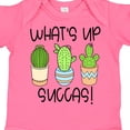 thumbnail image 4 of Inktastic What's Up Succas Funny Cacti Plants Boys or Girls Baby Bodysuit, 4 of 5