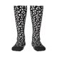thumbnail image 1 of Fotbe Black Leopard Calcetas Divertidas Estampadas para Hombre y Mujer, Calcetas de Algodón hasta la Rodilla para Caminar, Correr, Enfermería y Embarazo, 1 of 6