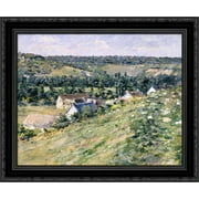 Giverny 23x20 Black Ornate Wood Framed Canvas Art by Robinson, Theodore