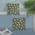 thumbnail image 3 of Halloween Pillow Covers 18x18 Sage Green and White Ghosts Decor Throw Pillows Case for Couch Halloween Indoor Outdoor Decorative Cushion Cases for Sofa Bed Car Decorations Set of 2, 3 of 6