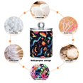 thumbnail image 6 of Yayeee 4 Pack Qtip Holder Bathroom Cotton Swab Canister with Lid Clear Dispenser Set, Zodiac Stars, 6 of 6
