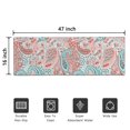 thumbnail image 5 of Pink Paisley and Floral Pattern Door Rugs,Washable Non Slip Door Mats Indoor,Decorative Door Mats,Entry Mat Indoor for Entrance,Bedroom,Kitchen,Bathroom,16"x47", 5 of 6