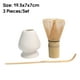 thumbnail image 4 of Bewildely Juego de Matcha japonés 3 en 1, batidor de bambú seguro, juegos de té de cucharadita, tienda de bebidas para interiores, herramientas para Teteras Blanco Bewildely HA010720-02B, 4 of 6