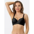 thumbnail image 4 of Unique Bargains Women's Underwire Bra Detachable Adjustable Straps Bralette Black B 38, 4 of 6