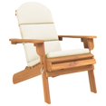 thumbnail image 2 of Carevas Adirondack Patio Chair with Cushions Solid Wood Acacia, 2 of 7