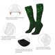 thumbnail image 3 of Fotbe Green Sparkling Calcetas Divertidas Estampadas para Hombre y Mujer, Calcetas de Algodón hasta la Rodilla para Caminar, Correr, Enfermería y Embarazo, 3 of 6