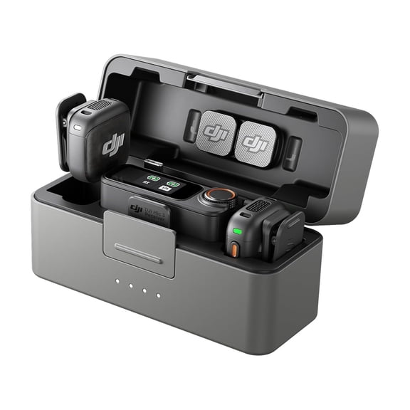 Kit 2 Micrófonos Inalámbricos Dji Mic 3 Negros