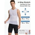 thumbnail image 4 of Qualidyne Camiseta Interior de Ciclismo sin Mangas para Hombre, Camiseta Interior de Ciclismo de Secado Rápido y Transpirable con Malla Elástica para Conducir en Carretera y MTB, 4 of 11