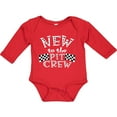 thumbnail image 3 of Inktastic New to the Pit Crew Racing Flags Boys or Girls Long Sleeve Baby Bodysuit, 3 of 5