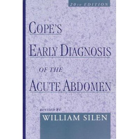 Pre-Owned Cope's Early Diagnosis of the Acute Abdomen (Paperback) 0195136799 9780195136791