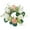 ColorA, variant on Flowers – Small Candle Ring Garland for Tables – Realistic Rose Centerpiece for Weddings and Home, 9 inch, ColorD