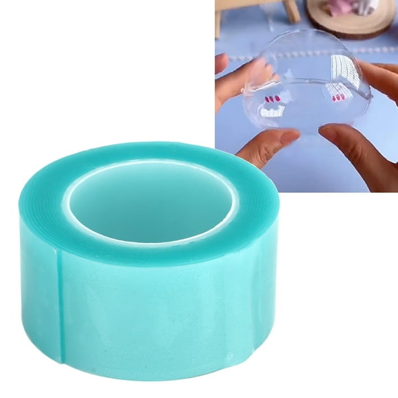 Nano Tape Bubble Kit, Nanogel Plastic DIY Double Sided Nano Tape Elastic Balloons With Straws And Decorative Fillings For Girls Boys Kids