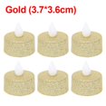 thumbnail image 1 of Velas eléctricas LED con purpurina, luz de té operada por batería, vela sin llama, decoración de fiesta de boda de Navidad, lámpara de mesa romántica, 1 of 4