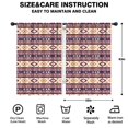 thumbnail image 2 of Blackout Kids Curtains,Teal Triangular and Diamond Shaped Geometric Boho Childrens Insulated Curtains Set Of 2,Bedroom Essentials,Toddler Room Decor 42x63in(106x160cm), 2 of 5