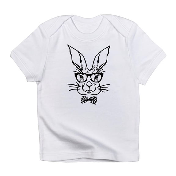 CafePress - Cute Hipster Easter Bunny T Shirt - Infant T-Shirt