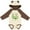 Natural & Brown w Ears, variant on Inktastic Praying Mantis- Clearly Up to Something Boys or Girls Long Sleeve Baby Bodysuit